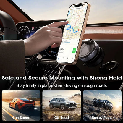 Drive Smarter with the 360° Magnetic Car Phone Holder