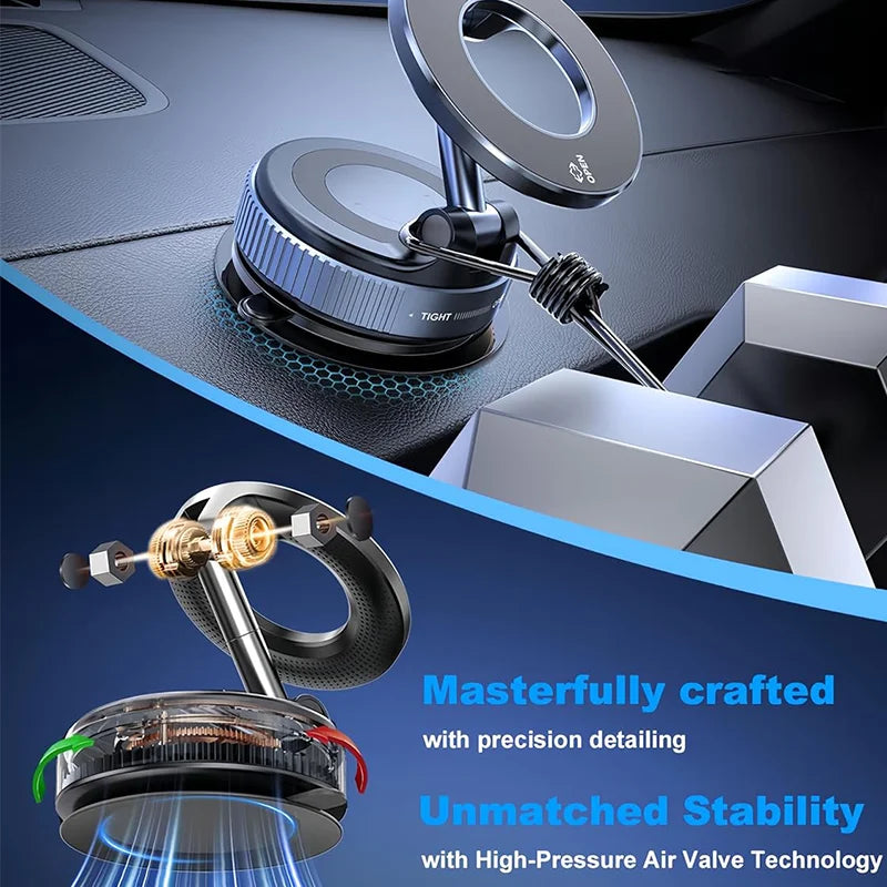 Drive Smarter with the 360° Magnetic Car Phone Holder
