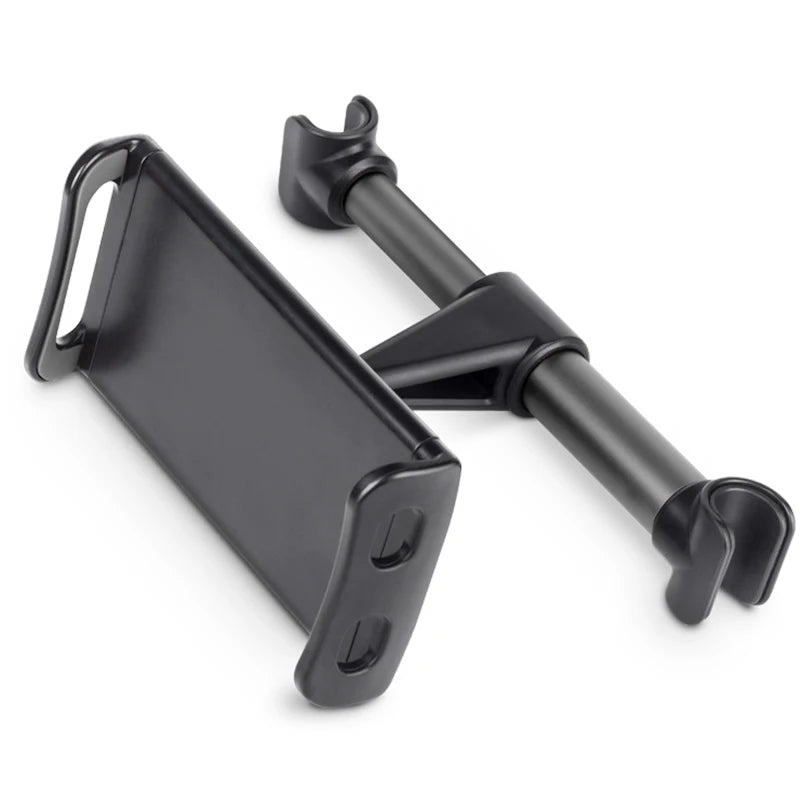 Universal Telescopic Car Headrest Phone & Tablet Holder – Adjustable 360° Rotating Rear Seat Mount Stand for 4–11 Inch Smartphones & Tablets