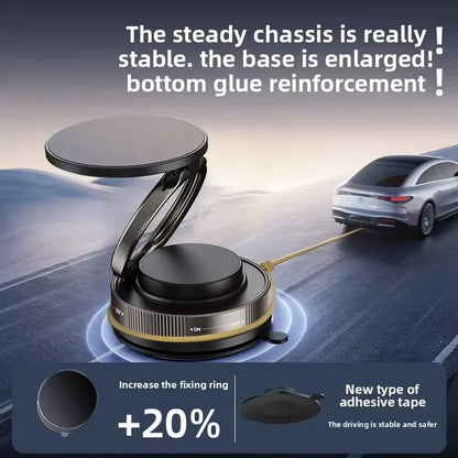 Magnetic Phone Holder for car, 360° Rotatable, Foldable & Adjustable Magnetic Car Mount, , Compatible with iPhone & Other Phones