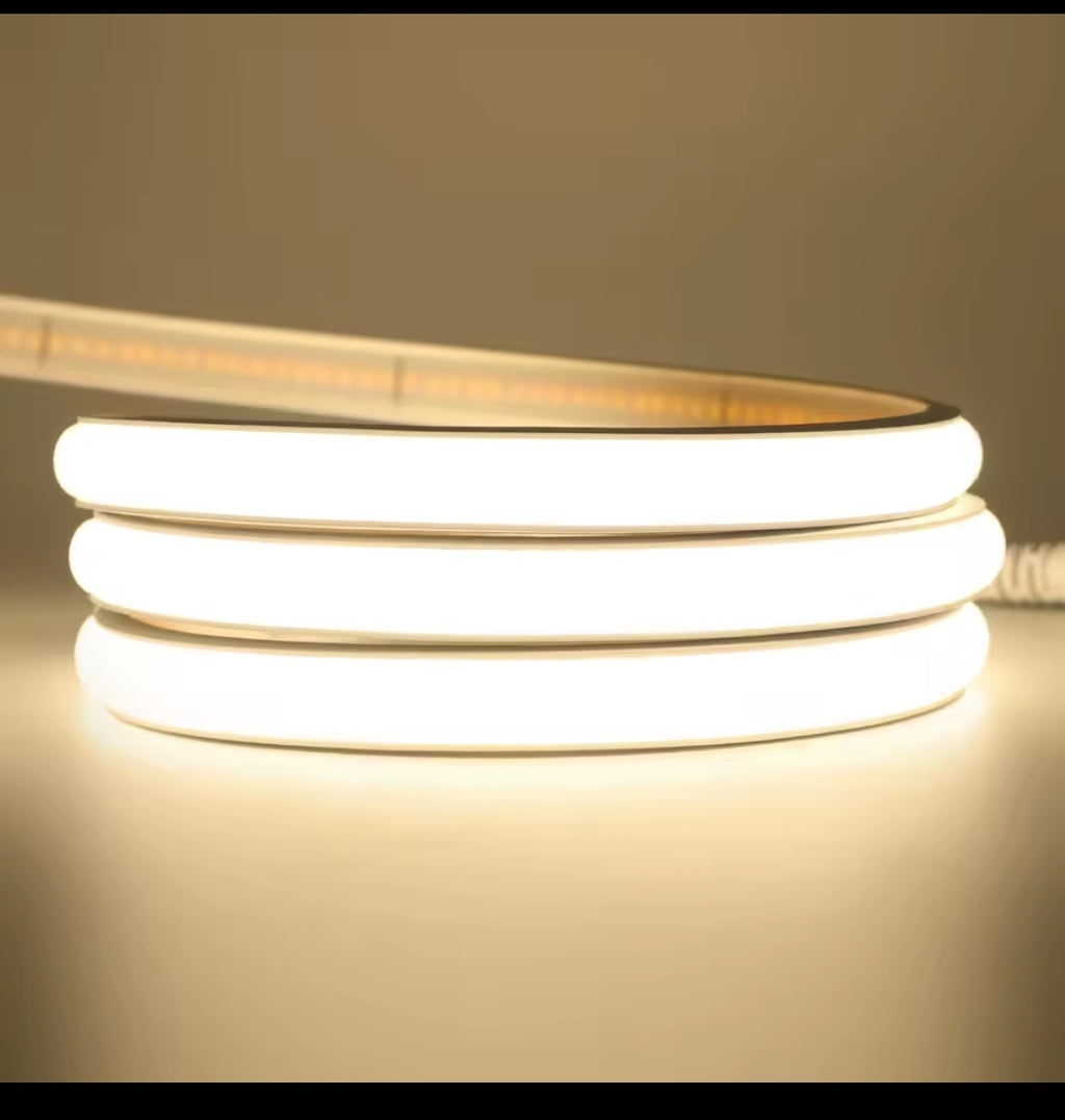 💡 Flexible COB LED Strip Lights (Waterproof)
Upgrade your space with high-quality COB LED strip lighting, designed for modern home decoration and creative lighting setups.