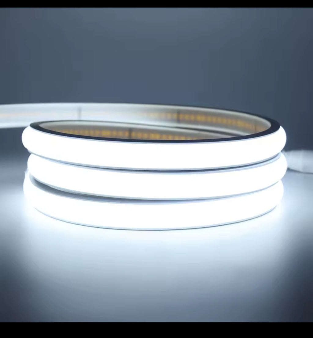 💡 Flexible COB LED Strip Lights (Waterproof)
Upgrade your space with high-quality COB LED strip lighting, designed for modern home decoration and creative lighting setups.