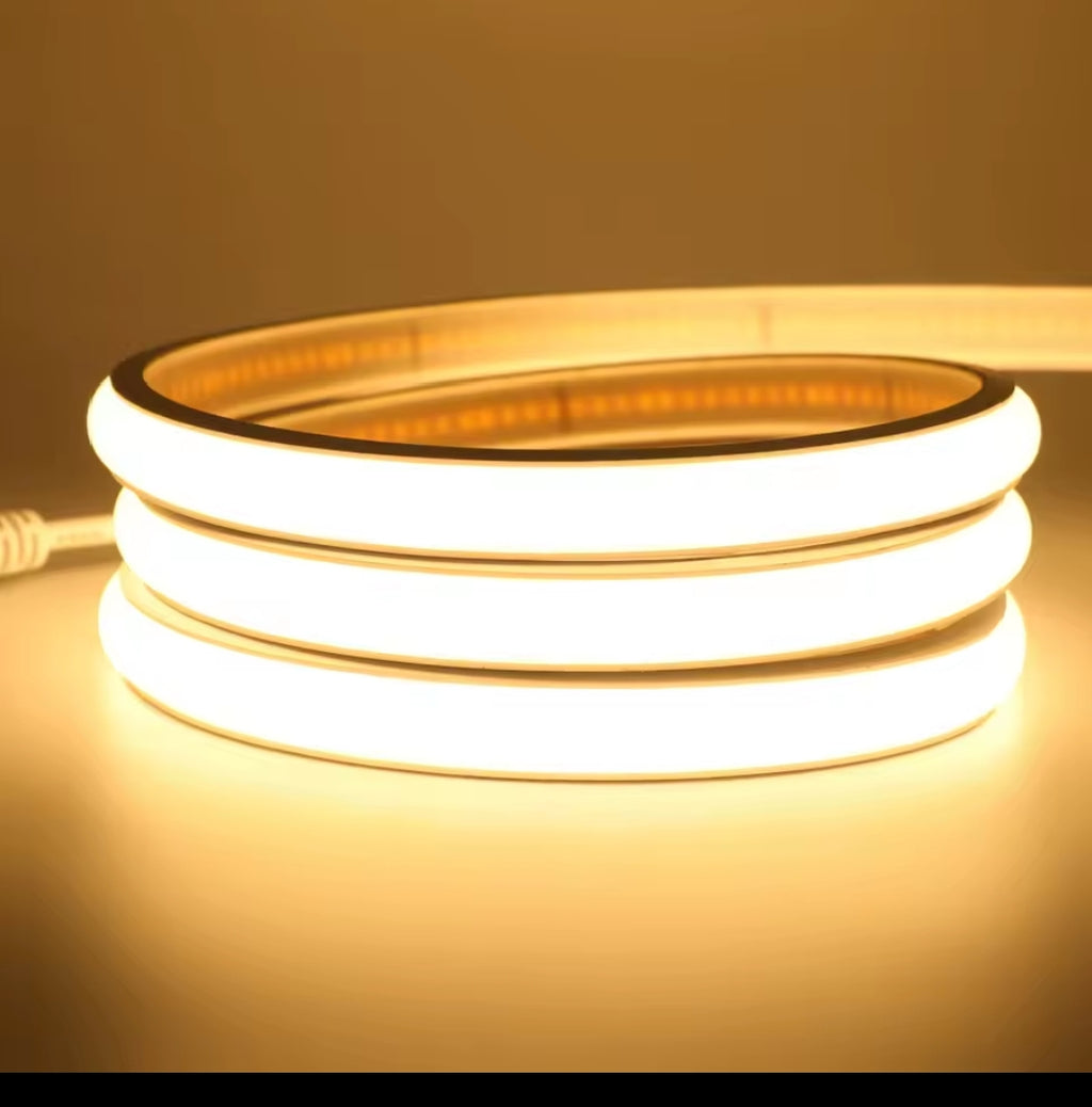 💡 Flexible COB LED Strip Lights (Waterproof)
Upgrade your space with high-quality COB LED strip lighting, designed for modern home decoration and creative lighting setups.