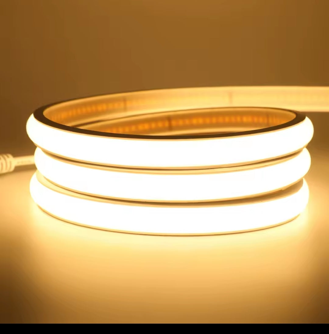 💡 Flexible COB LED Strip Lights (Waterproof)
Upgrade your space with high-quality COB LED strip lighting, designed for modern home decoration and creative lighting setups.